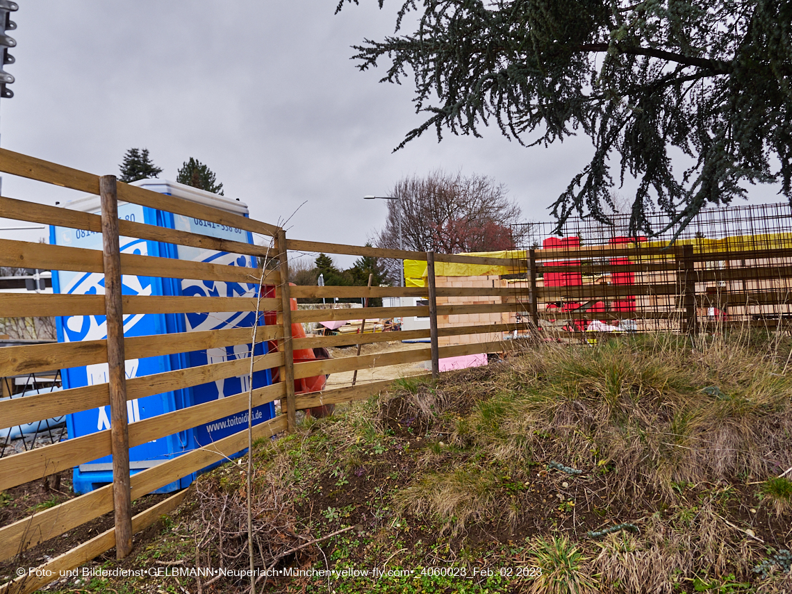 02.02.2023 - Baustelle Niederalmstraße 16 in Neuperlach